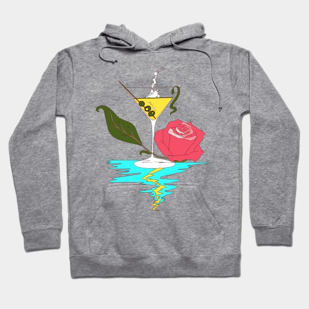 Martini and Rose Hoodie by kenallouis